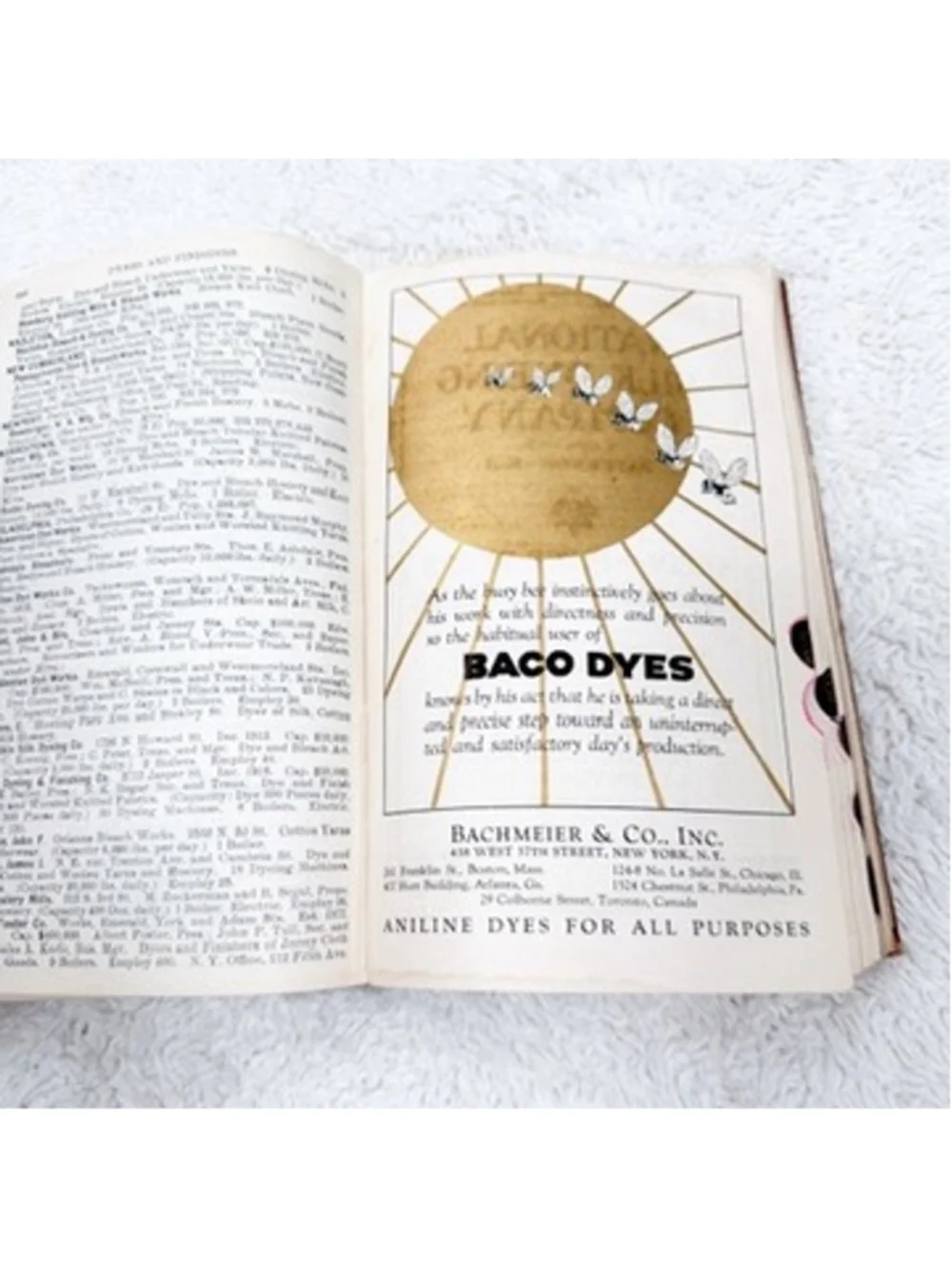 Vintage 1921 Davisons Knit Goods Trade Directory Torrington Needles Pocket Book